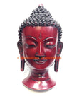 Buddha Head - 8" Handmade Buddha Head Wall Hanging - Buddha Mask - Meditation Supplies - HC152
