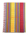 Handmade Lokta Paper Notebook with Woven Bhutanese Textile Cover from Nepal - HC134C