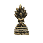 Vintage Miniature Tiny Brass Buddha Statue - Altarpiece - Tiny Buddha Figure - VBK5