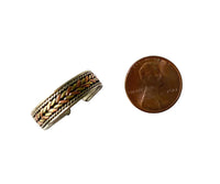 Adjustable Tibetan 3 Metals Ring Ring- Tibetan Silver Metal, Brass & Copper Ring - R355S