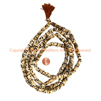 108 BIG Tibetan Skull Mala Necklace Prayer Beads - Handmade Beads - PB215B