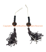 Tibetan Floral Carved Bone Mala Counter Set - Prayer Beads Mala Making Supplies - T142
