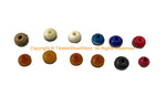 12 BEADS - Mixed Colors Tibetan Beads - B3541A