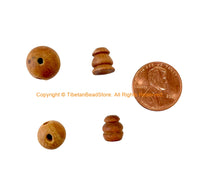 2 SETS - Handmade Tibetan Wood Guru Bead Sets - GB118