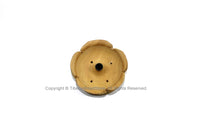 Tibetan Lotus Flower Design Handcrafted Natural Wood Incense Burner - IB100