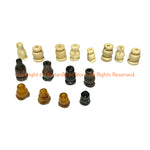 16 PIECES - BULK MIX LOT - AS IS - Guru Bead Caps Only - Mala Making Supply - GB124B