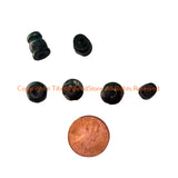 3 SETS - Black Bone Inlaid Tibetan Guru Bead Sets - Tibetan Mala Guru Beads - 3 Hole Guru Beads - Mala Making Supply - GB123T