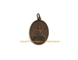 Copper Thai Buddha Amulet Pendant - Buddha Pendant - Buddhist Jewelry - Buddha Talisman - Copper Buddha Charm Amulet Pendant - BK19B