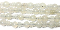 Tibetan Moonstone Guru Bead Set 1 SET - Mala Making Supply - Tibetan Guru Beads - GB33-1