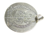 Tibetan Padmasambhava Guru Rinpochen & Double Vajra Pendant - Buddhist Yoga Meditation Jewelry - WM4799