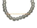 Natural Gemstone Beads Strand - Frosted Quartz 8mm Size Beads - Beads - Spacer Beads Gemstone Beads - GS29
