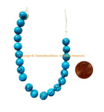 Howlite Turquoise Gemstone Beads Strand - 8mm Size Beads - Beads - Spacer Beads Gemstone Beads - GS28