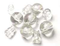 1 SET - Tibetan Himalayan Crystal Quartz Guru Bead Set - Tibetan Guru Beads - GB32-1