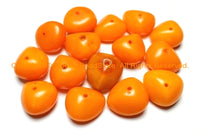 2 Beads - Tibetan Amber Copal Resin Beads - Ethnic Tribal Amber Copal Beads - A17