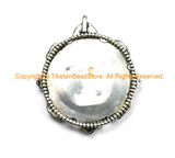 Tibetan Buddha Pendant - Buddha, Chhepu & Auspicious Double Fish - Ethnic Nepal Tibetan Jewelry -  WM522