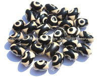 1 BEAD - Tibetan Dzi Bead - Ethnic Tribal Tibetan Etched Agate Stone Dzi Zee Zi Beads - B2562
