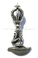 Ethnic Tibetan Vajra Dorje Phurba Dagger Charm Pendant - Tribal Tibetan Buddhist Ritual Phurba Dagger Pendant - WM4974