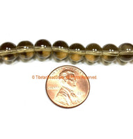 8mm Smoky Quartz Round Beads - 1 STRAND Round Beads - Approx 54 Beads Gemstone Beads Strand - Jewelry Making Bead Supplies - GM95