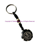 Ethnic Handmade Carved OM Mantra Design Keychain Keyring - Handmade Ethnic Keychains - KC105