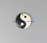 1 PENDANT Ethnic Tribal Yin Yang Design Bone Charm Pendant - Ying Yang Handmade Bone Pendant- WM7932-1