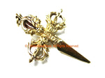 Tibetan Vajra Phurba Pendant - Vajra Dagger Pendant - Phurba Pendant - Buddhist Jewelry - Ritual Magic Dagger Pendant - WM2475
