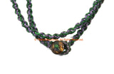 Handwoven Cord Necklace 4mm Thick Cord 25" Necklace by TibetanBeadStore - Unisex Boho Surfer Jewelry Cord Choker © TibetanBeadStore - BK34C