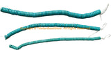 Turquoise Heishi Disc Shape Gemstone Spacer Beads Strand - 8mm Size Beads - Gemstone Beads - GS22