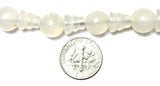 2 SETS Tibetan Moonstone Guru Bead Sets - Mala Making Supply - Tibetan Guru Beads - GB33-2
