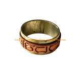 Beautiful Tibetan Spinning Ring - Handmade Om Mani Mantra Spinning Ring Band - Spinner Meditation Ring - R353A