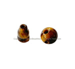 Tigers Eye Guru Bead Set - Tibetan Guru Beads - Mala Making Supply- 3 Hole Guru Bead- Tibetan Tigers Eye Guru Bead Set - GB21S-1