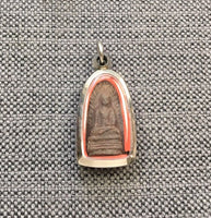 Encased Buddha Amulet Pendant - Buddha Pendant - Buddha Charm Pendant - 19mm x 43mm - Buddhist Amulet - Buddhist Jewelry - WM7737