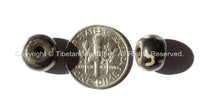 20 BEADS Om Mantra Tibetan Bone Beads - Om Aum Ohm - Tibetan Beads Nepalese Beads - TibetanBeadStore - B1589-20