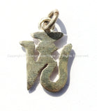 3 PENDANTS - Handcrafted Small Tibetan OM Mantra Charm PendantS - Small Om Aum Ohm Mantra Charm Pendant - Buddhist Yoga Jewelry - Wm4832-3