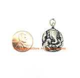 Ganesha Charm Pendant - TibetanBeadStore Nepal Tibetan Ganesh Charm Pendant - Handmade Ethnic Jewelry - WM1064N