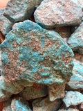 High Grade, Kingman Arizona Natural Turquoise Rough - 1 lb - Lapidary Rough American Turquoise - Item#KAT88-1