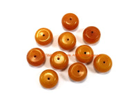 10 BEADS Tibetan Amber Copal Resin Beads - 18mm x 10mm Ethnic Tibetan Amber Resin Beads - Tibetan Bead Store - A3345-10