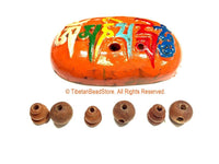 Sandalwood Guru Bead Set - 1 SET - Nepalese Sandalwood Guru Beads - Nepal Tibetan Mala Making Supplies - Natural Sandalwood - GB51-1