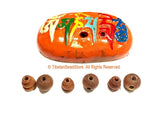 Sandalwood Guru Bead Set - 1 SET - Nepalese Sandalwood Guru Beads - Nepal Tibetan Mala Making Supplies - Natural Sandalwood - GB51-1