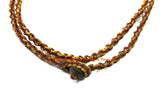 Handwoven Cord Necklace 4mm Thick Cord 27" Necklace by TibetanBeadStore - Unisex Boho Surfer Jewelry Cord Choker © TibetanBeadStore - BK34A