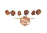 Sandalwood Guru Bead Set - 1 SET - Nepalese Sandalwood Guru Beads - Nepal Tibetan Mala Making Supplies - Natural Sandalwood - GB51-1