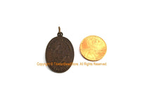 Copper Thai Buddha Amulet Pendant - Buddha Pendant - Buddhist Jewelry - Buddha Talisman - Copper Buddha Charm Amulet Pendant - BK19B