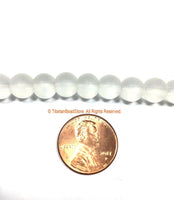 8mm Matte Crystal Round Beads - 1 STRAND Round Beads - 15 Inches Approx 55 Beads Gemstone Beads Strand - Jewelry Making Supplies - GM92