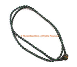Handwoven Cord Necklace 4mm Thick Cord 25" Necklace by TibetanBeadStore - Unisex Boho Surfer Jewelry Cord Choker © TibetanBeadStore - BK34C