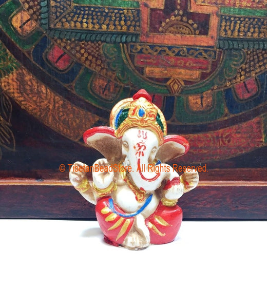 Colorful Ganesh Statue - Ganesha Ganesh Ganpati - Meditation Supplies - HC148