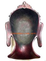 Buddha Head - 8" Handmade Buddha Head Wall Hanging - Buddha Mask - Meditation Supplies - HC152