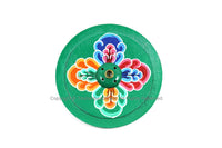 Floral Design Handmade Wood Incense Burner - IB92