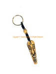 Handmade Ethnic Tribal Face Bone Key Chain Key Ring - KC88