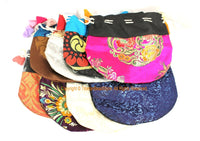 Set of 10 LARGE Size Handmade Tibetan Drawstring Fabric Purses Ethnic Nepalese Tibetan Gift Pouches Bags Purses TibetanBeadStore- XBP8-10
