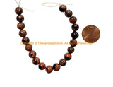 Natural Gemstone Beads Strand - Mixed Color Blue Gold Sandstone 8mm Size Beads - Beads - Spacer Beads Gemstone Beads - GS30