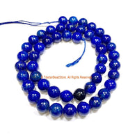 8mm Natural Lapis Lazuli Beads - 1 STRAND Round Lapis Beads - Natural Gemstone Beads - Jewelry Making Bead Supplies - GM100